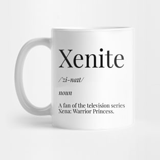 Xenite Definition Black Mug